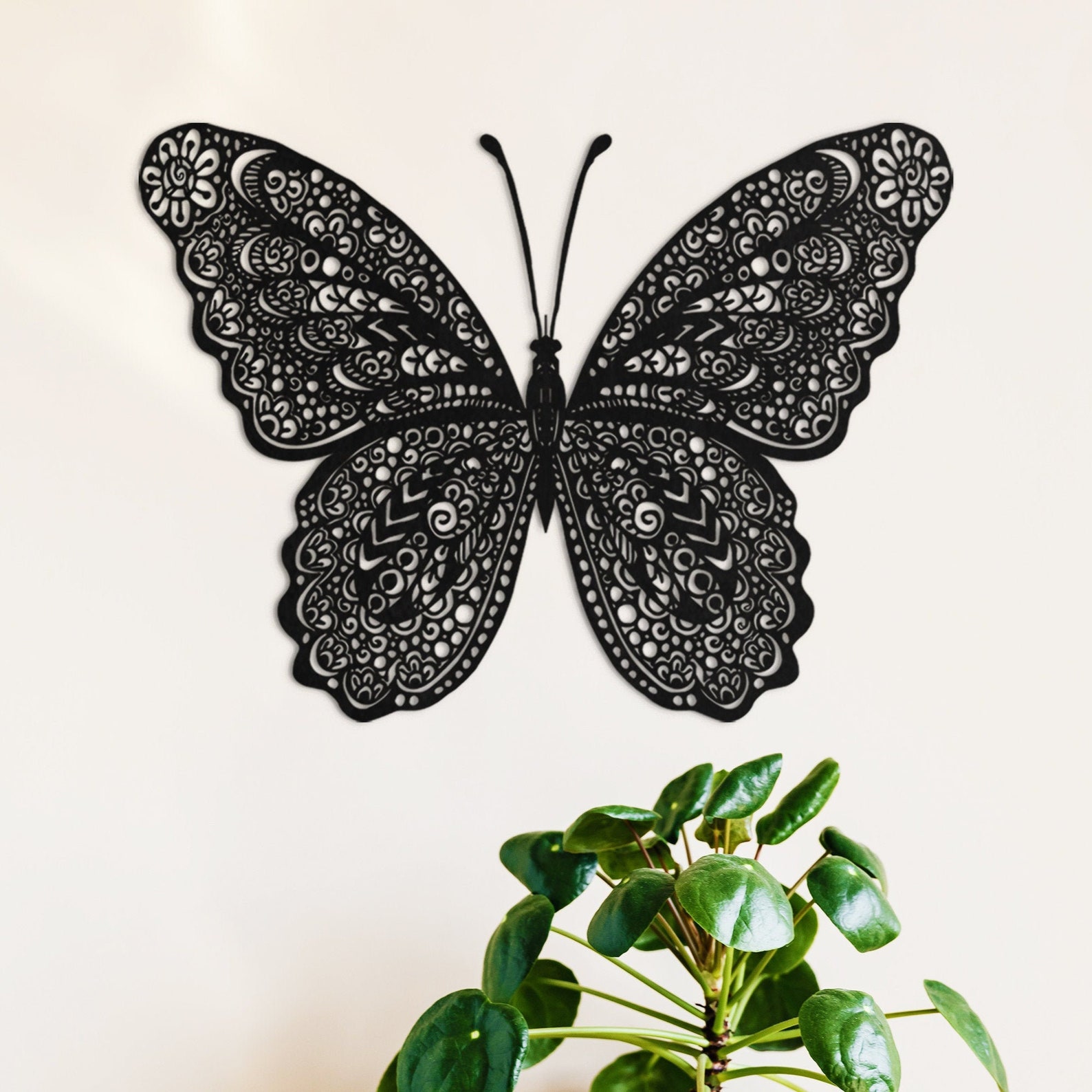 Butterfly Wall Decor Butterfly Wings Metal Wall Art Kitchen | Etsy