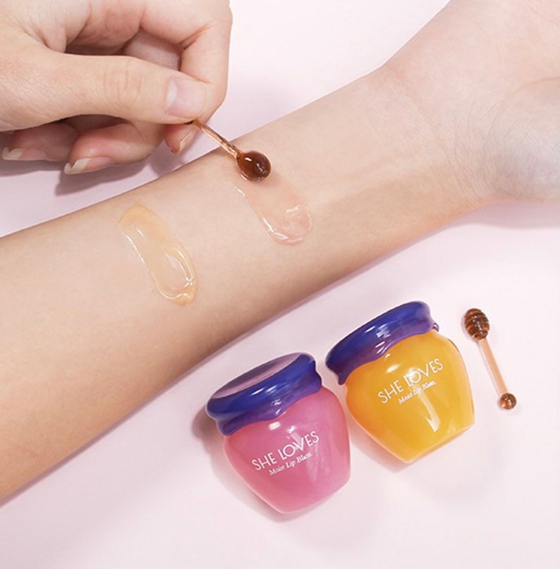 Honey jar lip balm Etsy