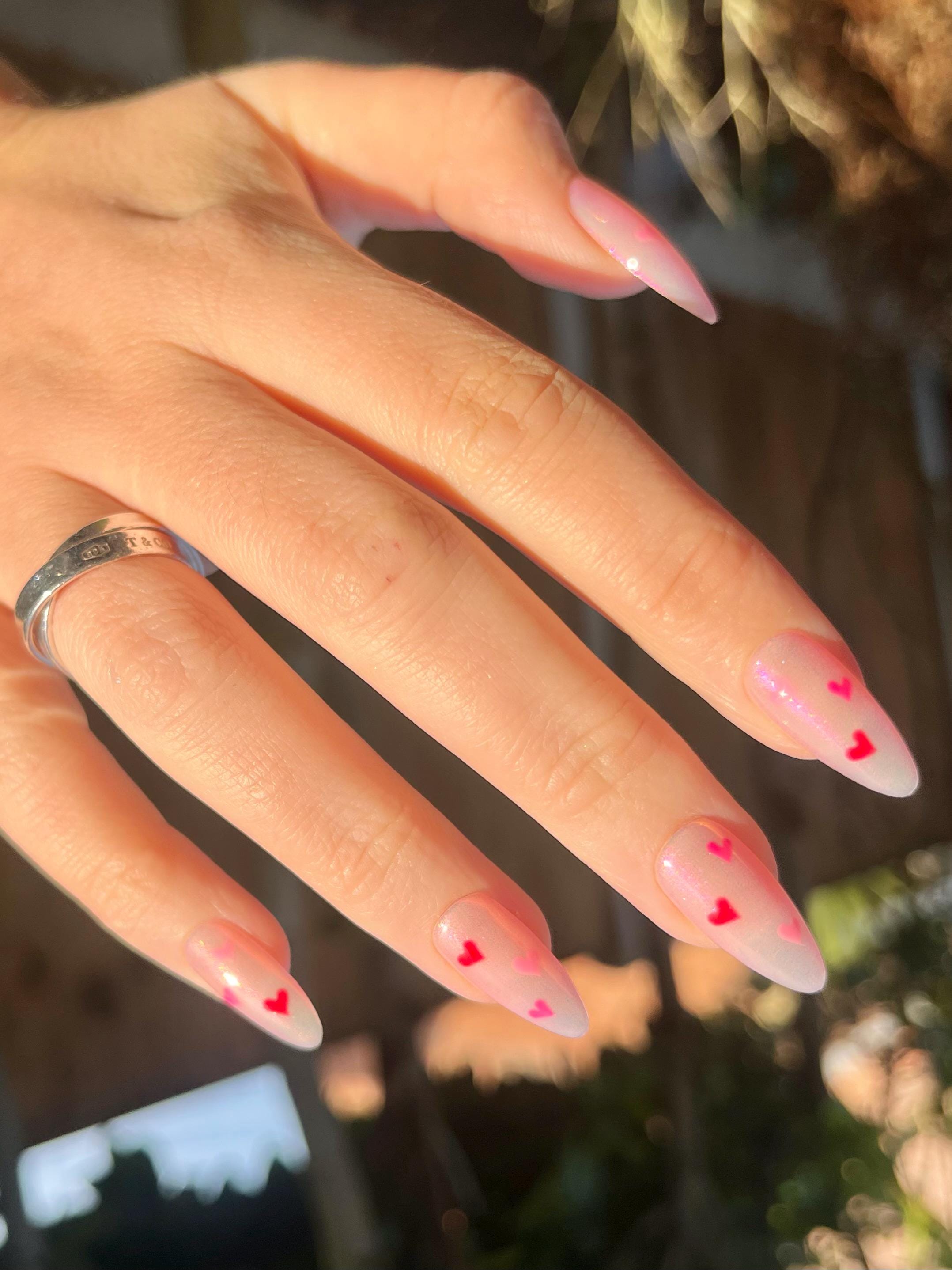CHROME HEARTS nail ネイルラッカー Chrome Hearts X Vivienne Westwood French Tip Nails - Etsy