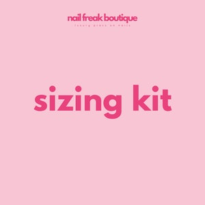 Press On Nails Sizing Kit