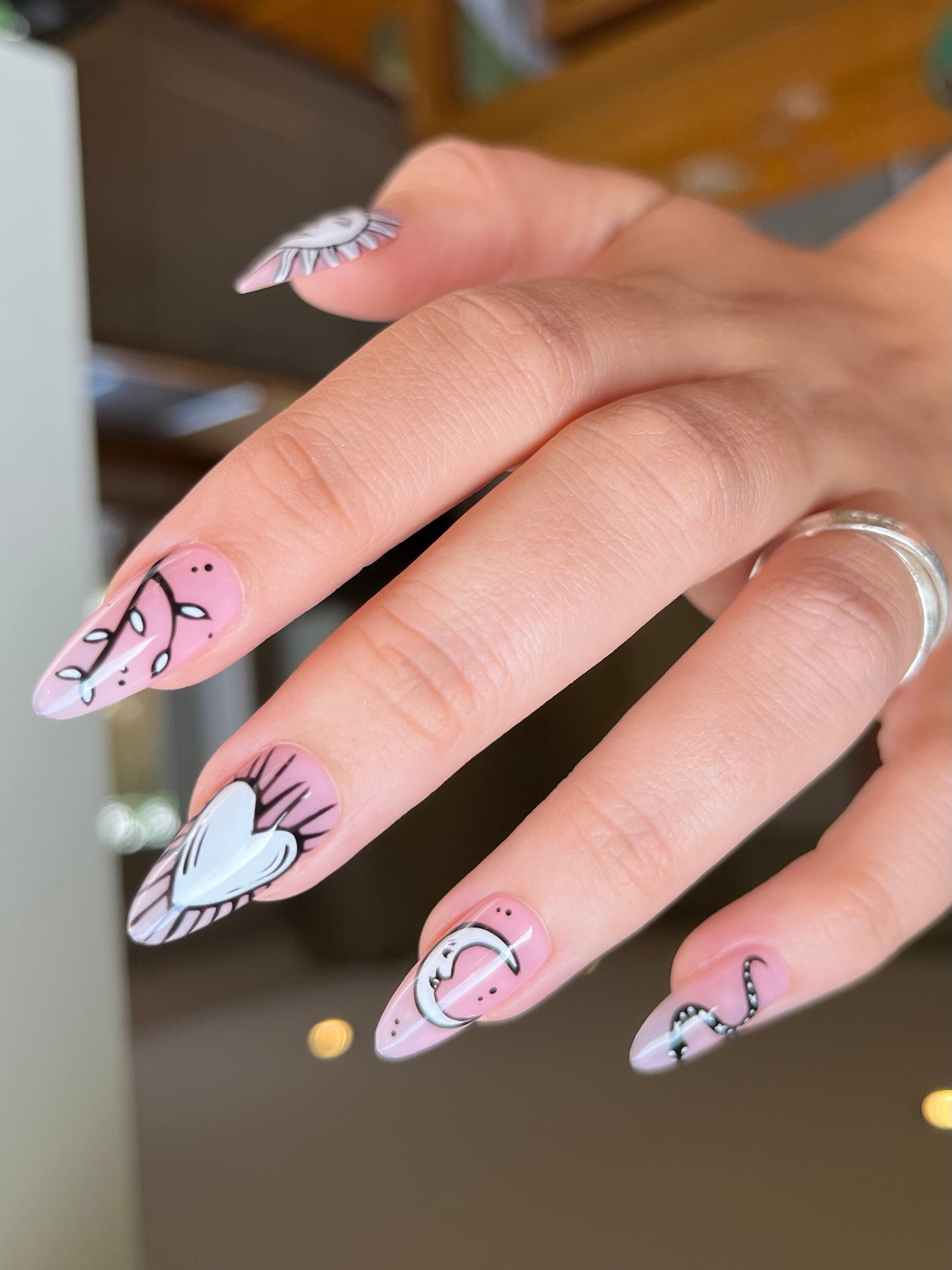 セラフィナ プレスオンネイル - タロット風 - 高級オーダーメイド