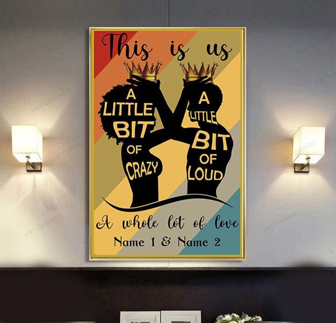 This Is Us A Little Bit Of Crazy Vertical Poster Etsy