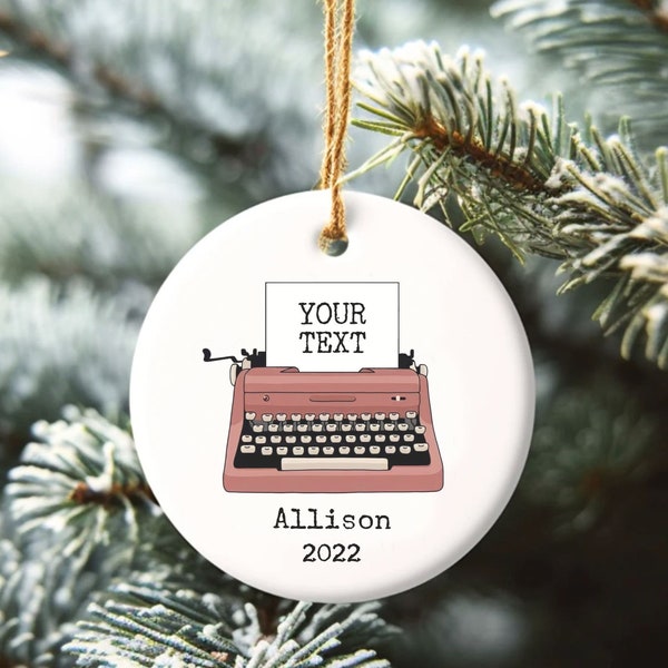 Writer Ornament Etsy