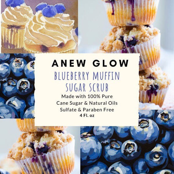 Blueberry Muffin Sugar Scrub Etsy