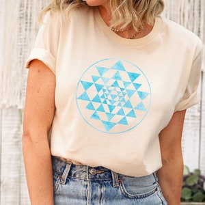 Mandala Shirt, Flower of Life Shirt, Sacred Geometry Shirt, Spiritual Shirt, Spiritual Gift, Meditation Shirt, Yoga Top, Manifesting Shirt