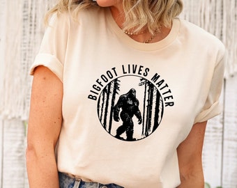 Bigfoot Shirt, Sasquatch Shirt, Yeti Shirt, Funny Bigfoot Shirt, Camping Shirt, Hiking Shirt, Squatchin' Shirt, Into the Woods, Nature Lover