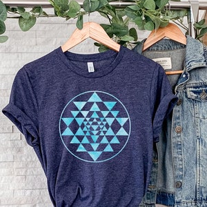 Mandala Shirt, Flower of Life Shirt, Sacred Geometry Shirt, Spiritual Shirt, Spiritual Gift, Meditation Shirt, Yoga Top, Manifesting Shirt