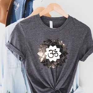 Mandala Shirt, Flower of Life Shirt, Sacred Geometry Shirt, Spiritual Shirt, Spiritual Gift, Meditation Shirt, Yoga Top, Manifesting Shirt