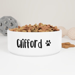 Personalized Custom Dog Bowl Cat Pet Bowl with Name Gift for Pet Food Bowl Water Bowl Small Cat Bowls Ceramic