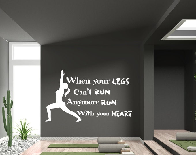 Yoga Wall Decal,yoga Quotes Wall Sticker,yoga Wall Art,meditation Wall ...