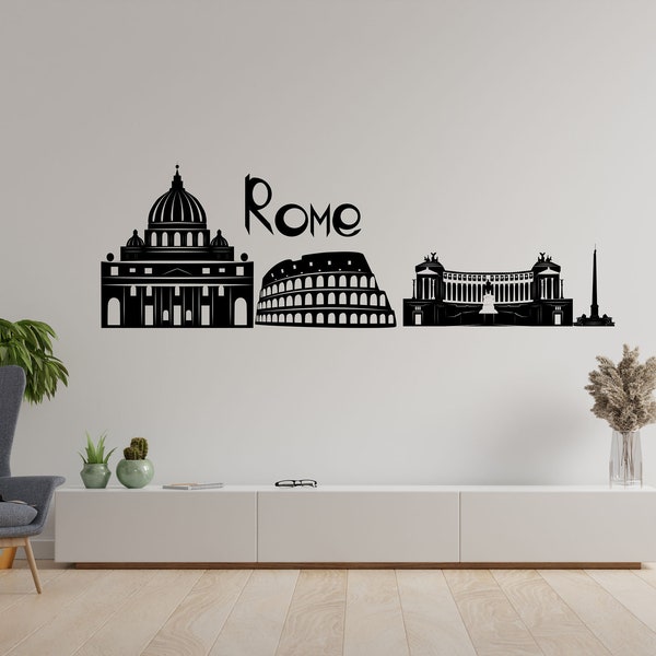 Italian Wall Decal Etsy