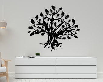 Tree Of Life Wall Decal,Metal Family Tree Wall Sticker,Tree Of Life Wall Art,Metal Wall Decoration,Family Tree Wall Sticker,Home Art  TR0004