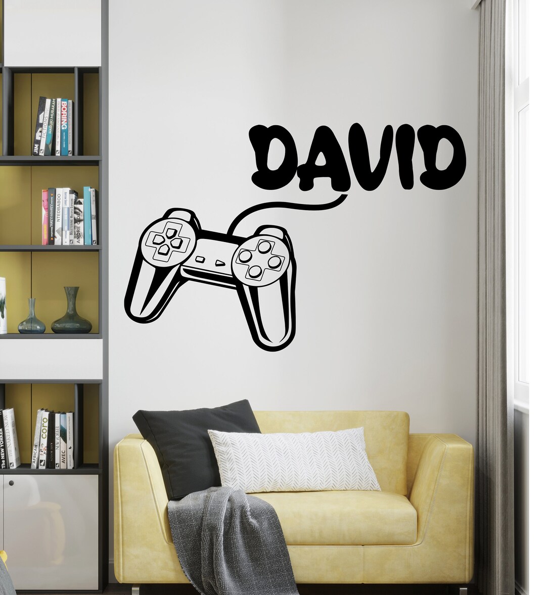 Personalized Game Wall Decal,game Wall Art,best Gamer Wall Sticker