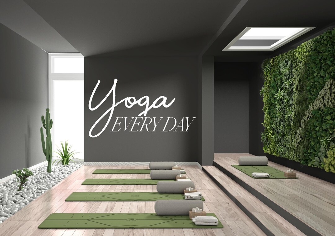 Yoga Wall Decal,yoga Quotes Wall Sticker,yoga Wall Art,meditation Wall ...