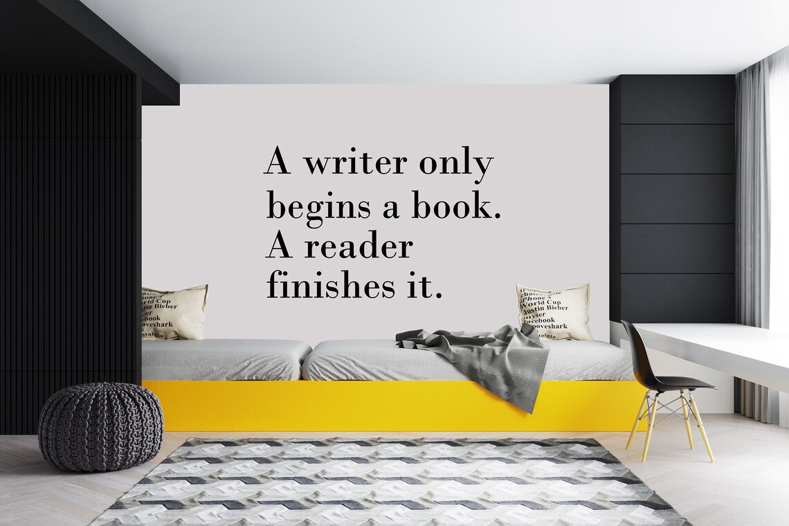 Read Books Wall Decal Books Quotes Wall Artreading Corner Etsy