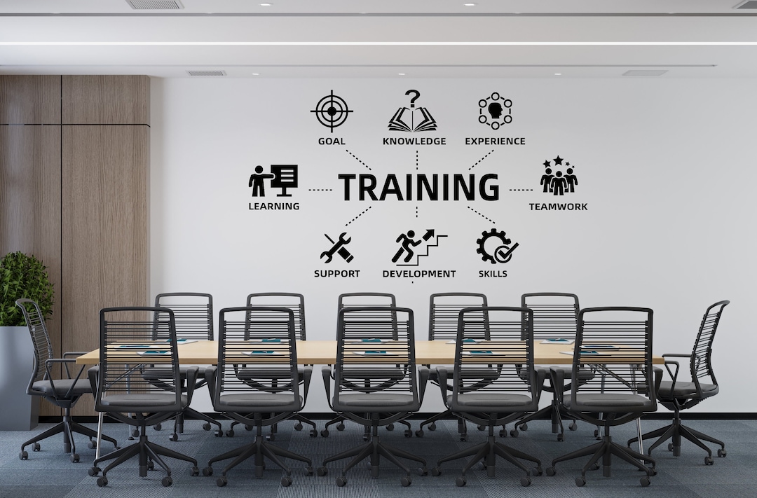 Training Wall Decal Motivation Quotes Decal Office Wall Sticker Office