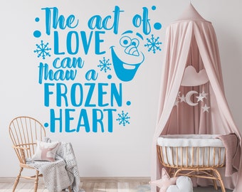 Personalized Wall Sticker, Custom Vinyl Decal Elsa Anna Queen, Princess Elsa Decal,Frozen Elsa and Anna Decal, Kids Bedroom Art Decor NU0006