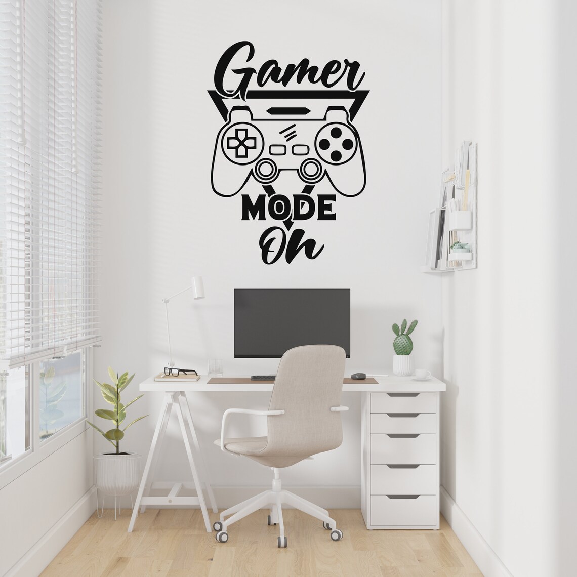 Gaming Zone Wall Decalgamer Wall Stickerboys Room Decalgame Etsy