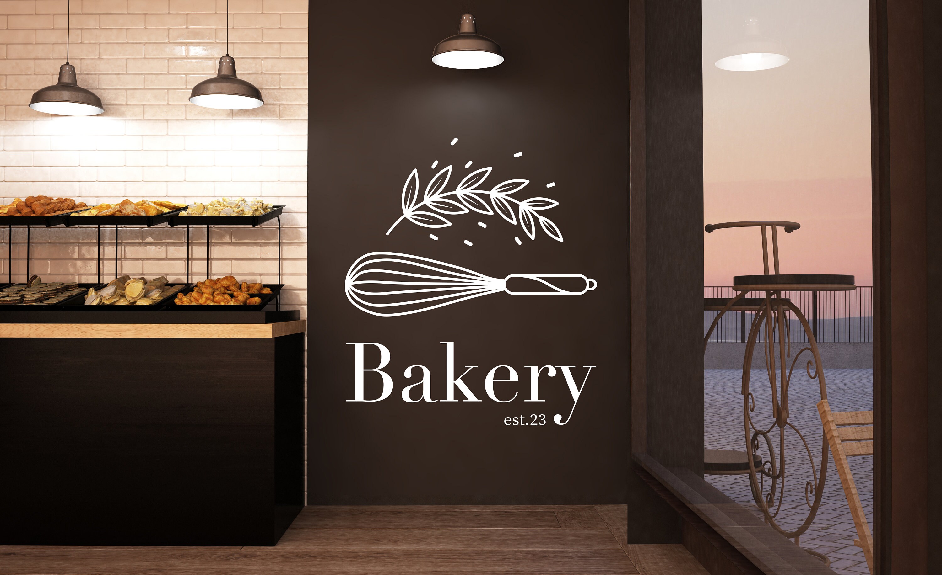 Bakery Shop Wall Decal,backing Wall Art,bread Wall Sticker,fresh Bread ...