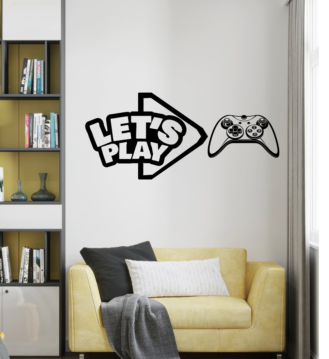 Game Zone Wall Decal,game Wall Art,best Gamer Wall Sticker,vinyl Letter
