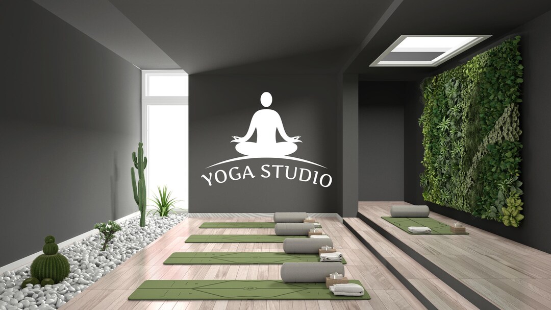 Yoga Studio Wall Decal,yoga Wall Sticker,yoga Wall Art,meditation Wall ...