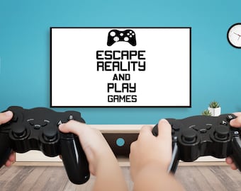 Play Games Wall Decal,Game Wall Art,Best Gamer Wall Sticker,Vinyl Letter,Video Game Wall Decal,Gaming Wall Decor,Window Sticker GE0096