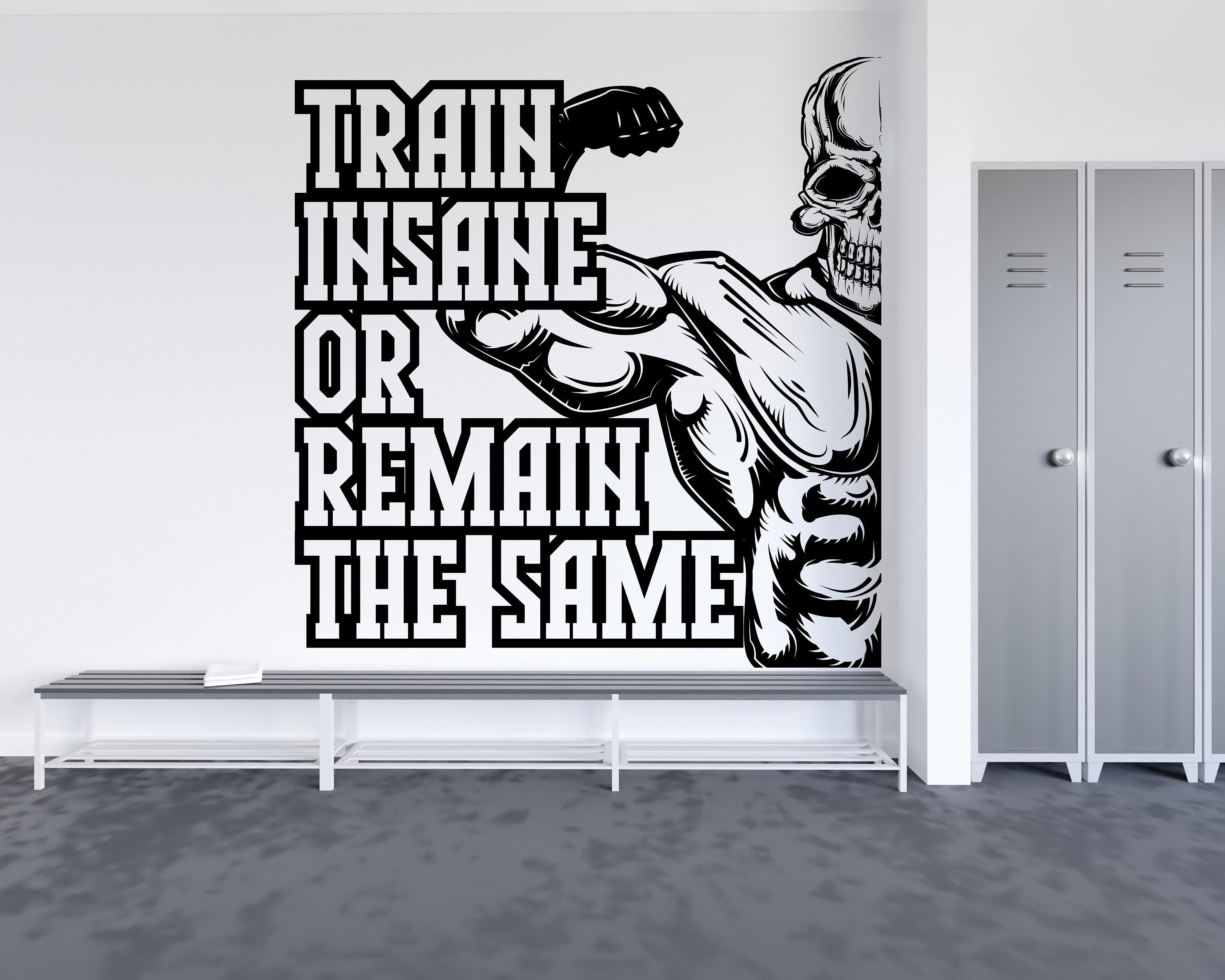 Gym wall decals deals