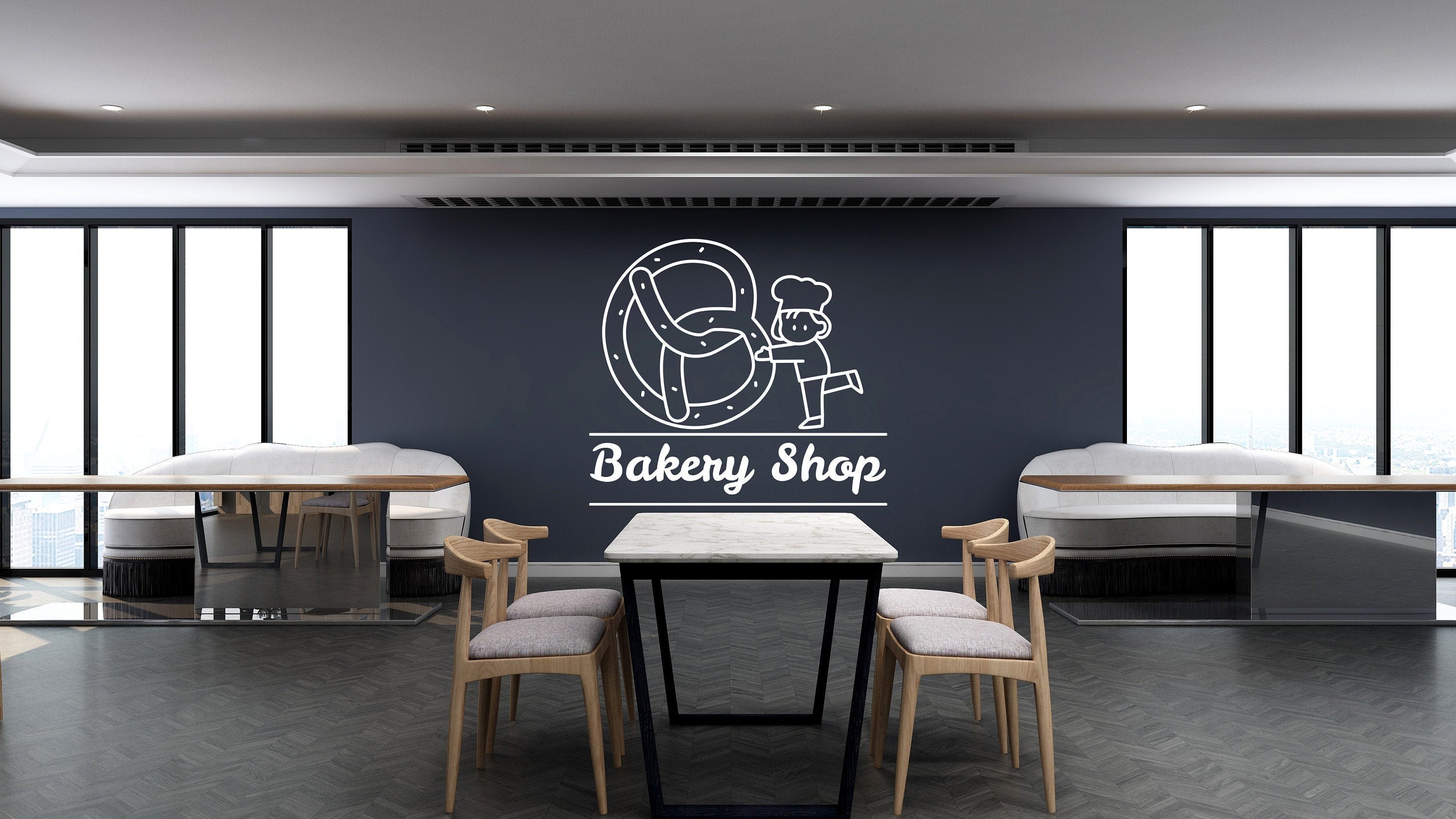 Bakery Wall Wall Art Backery Shop Quotes Wall Etsy