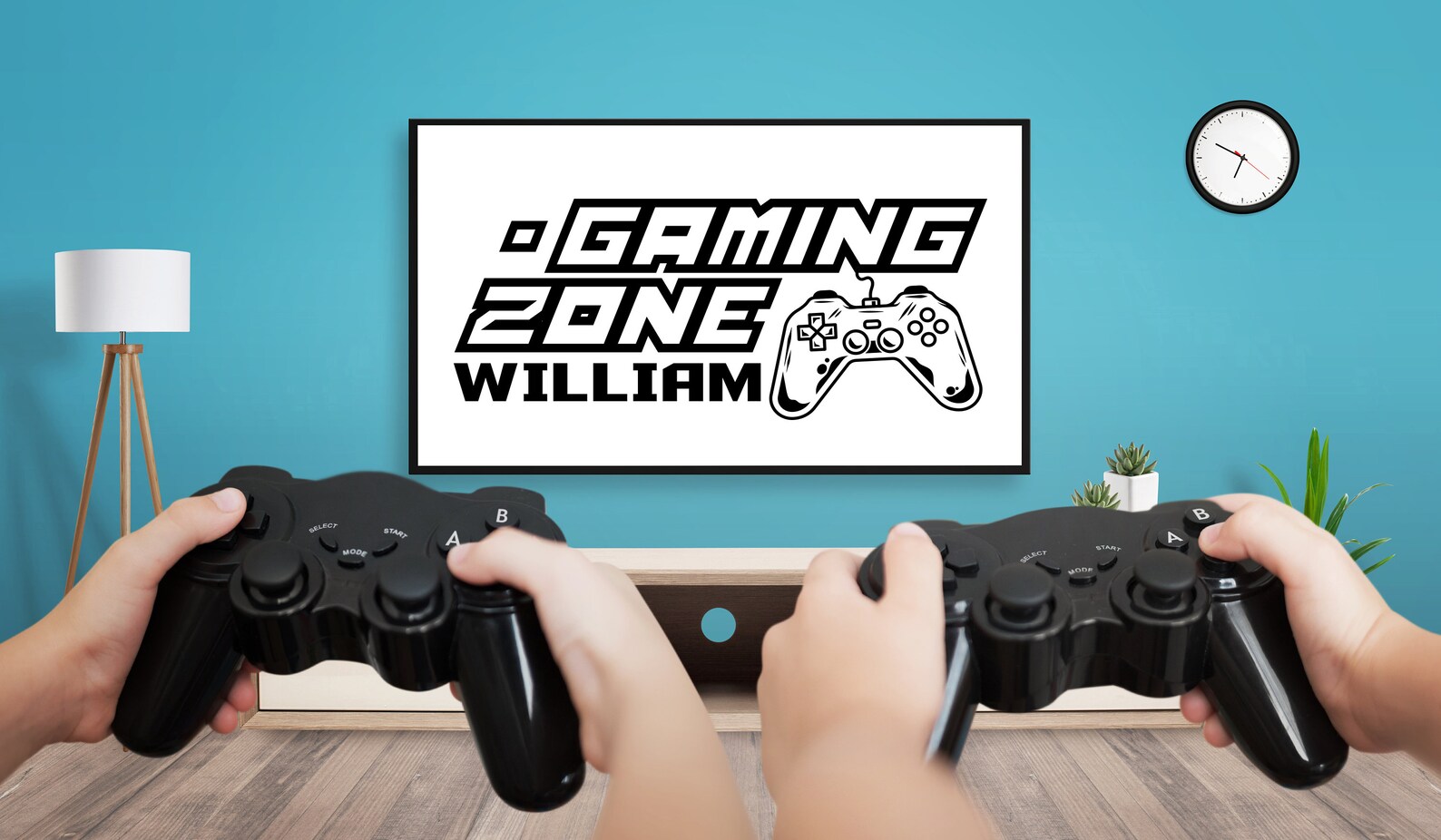 Gaming Zone Wall Decalgamer Wall Stickerboys Room Decalgame - Etsy