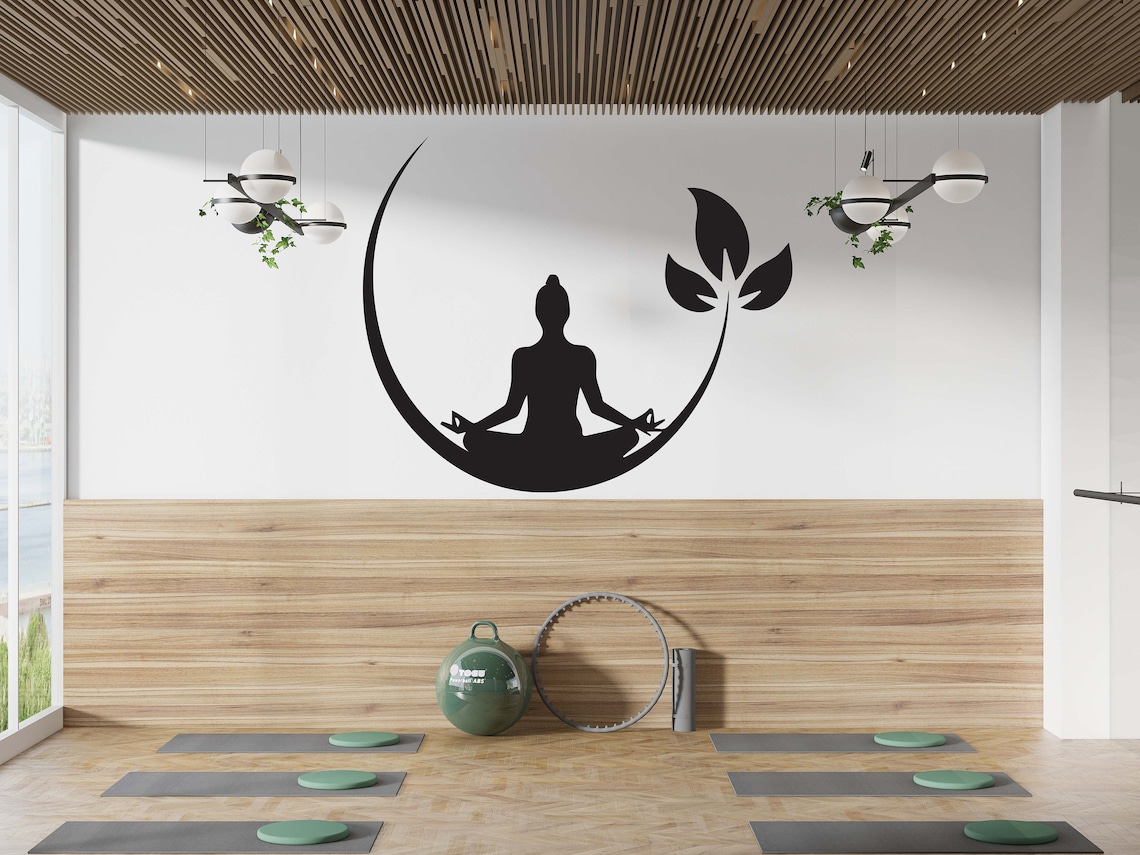 Yoga Wall Decal,yoga Quotes Wall Sticker,yoga Wall Art,meditation Wall ...