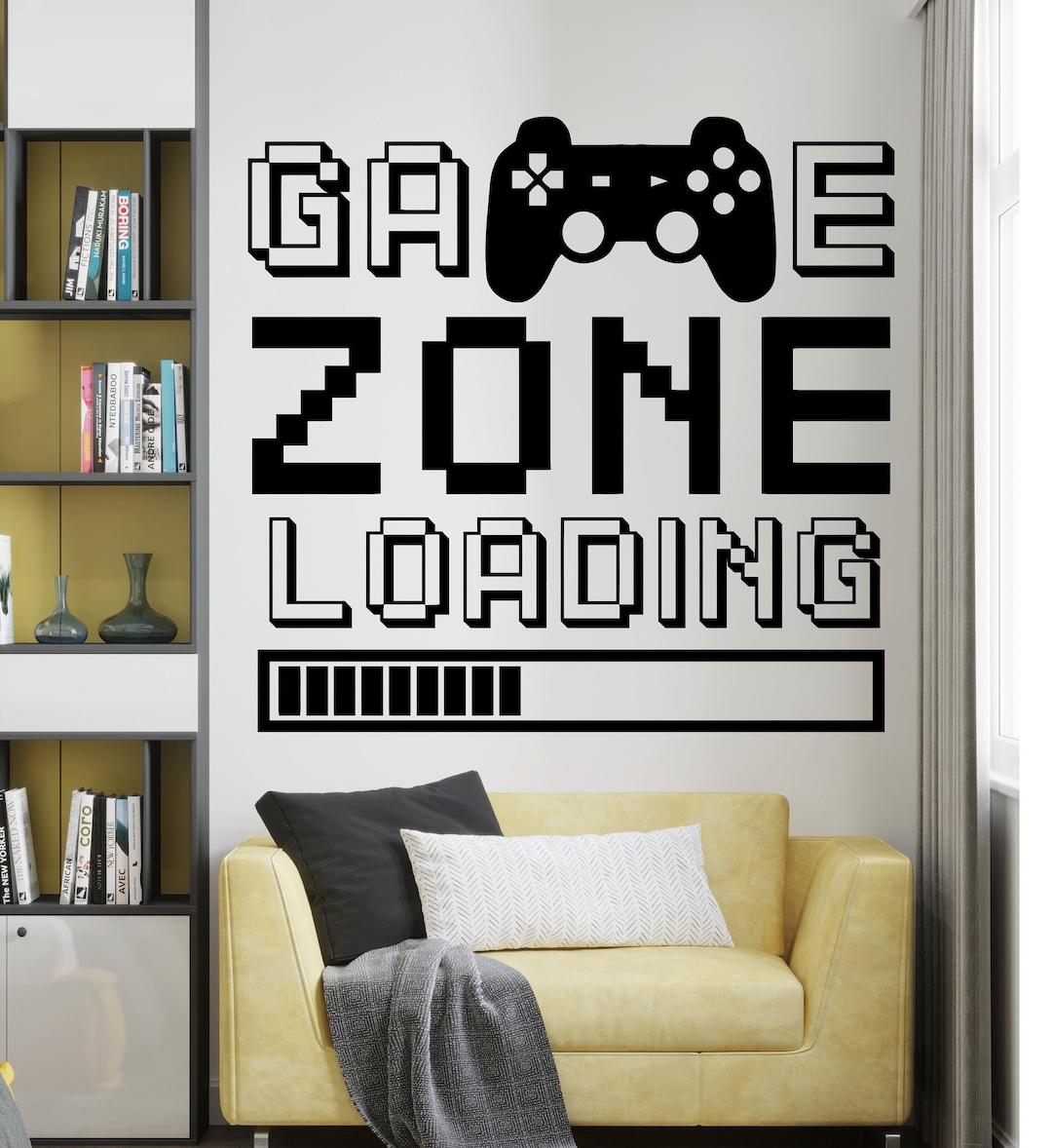 Game Zone Wall Decalgame Wall Artbest Gamer Wall - Etsy