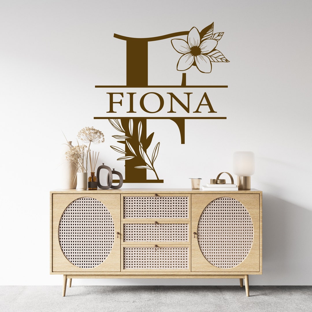 Personalized Name Wal Decal Letter Wall Decal Nursery Wall Decal Girl