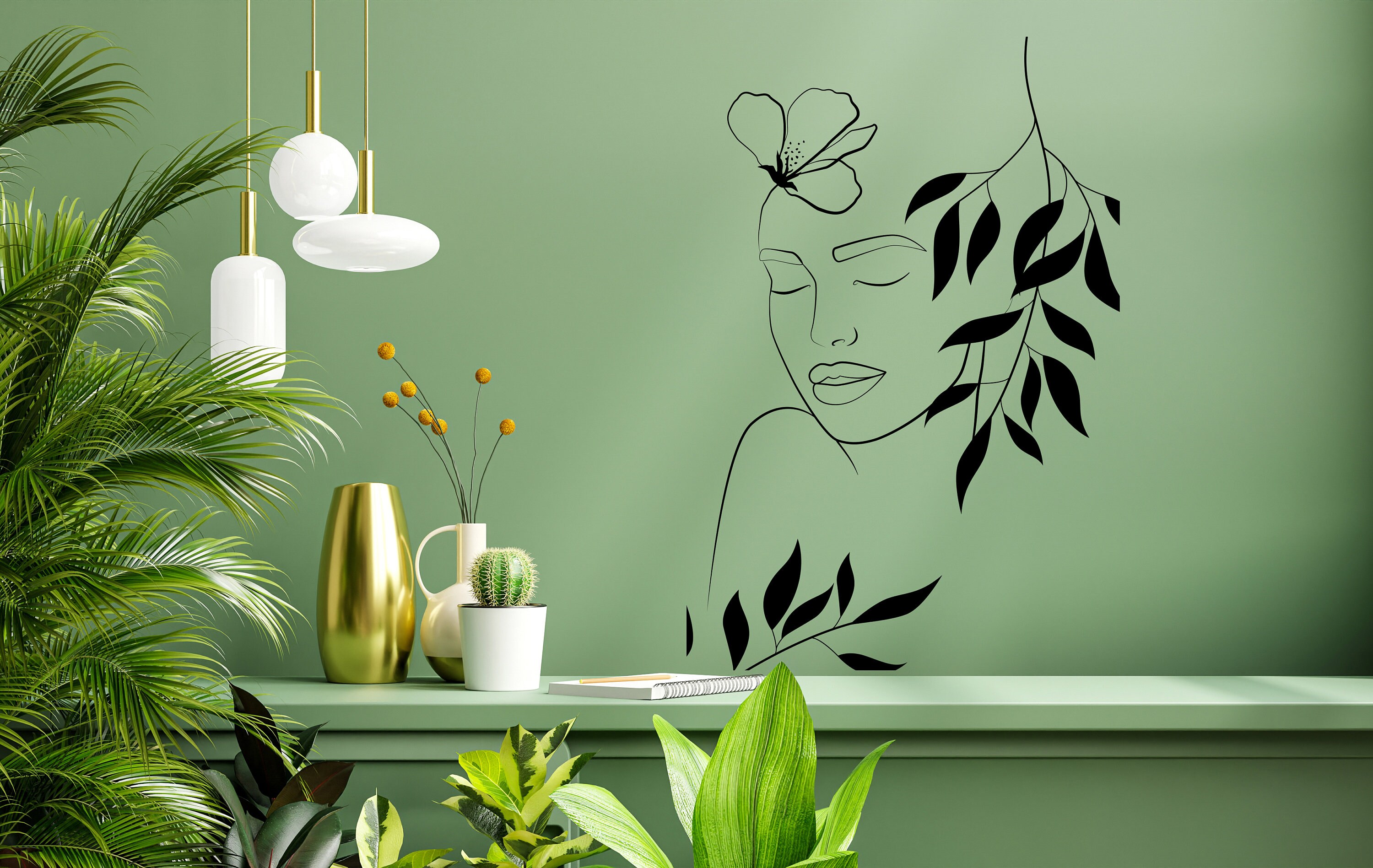 Spa Salon Wall Decal Spa Wall Art Personalized Business Etsy