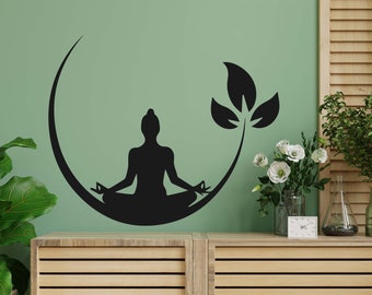 Yoga Wall Decal,yoga Quotes Wall Sticker,yoga Wall Art,meditation Wall ...