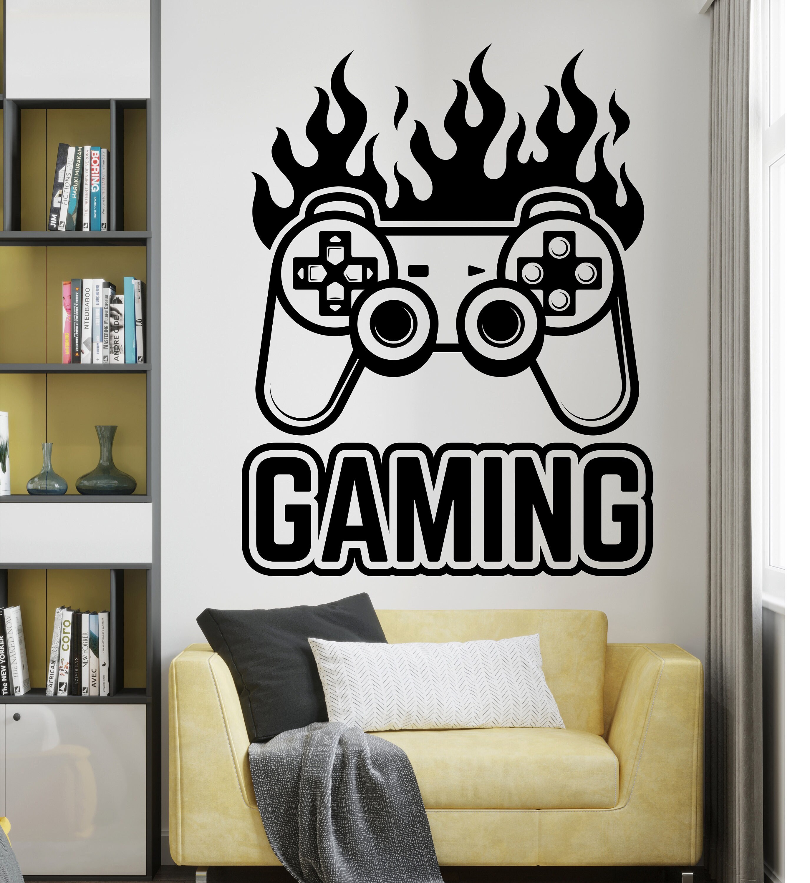 Game Zone Wall Decal,game Wall Art,best Gamer Wall Sticker