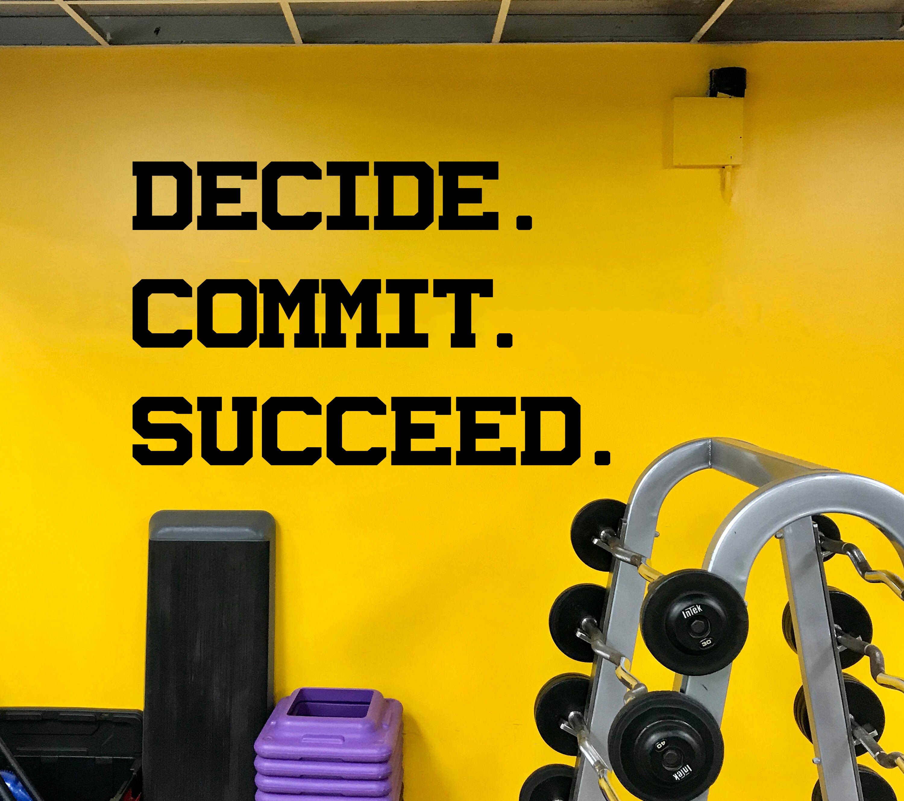 Gym Wall Decalgym Wall Artfitness Wall Quotescrossfit Wall Etsy UK