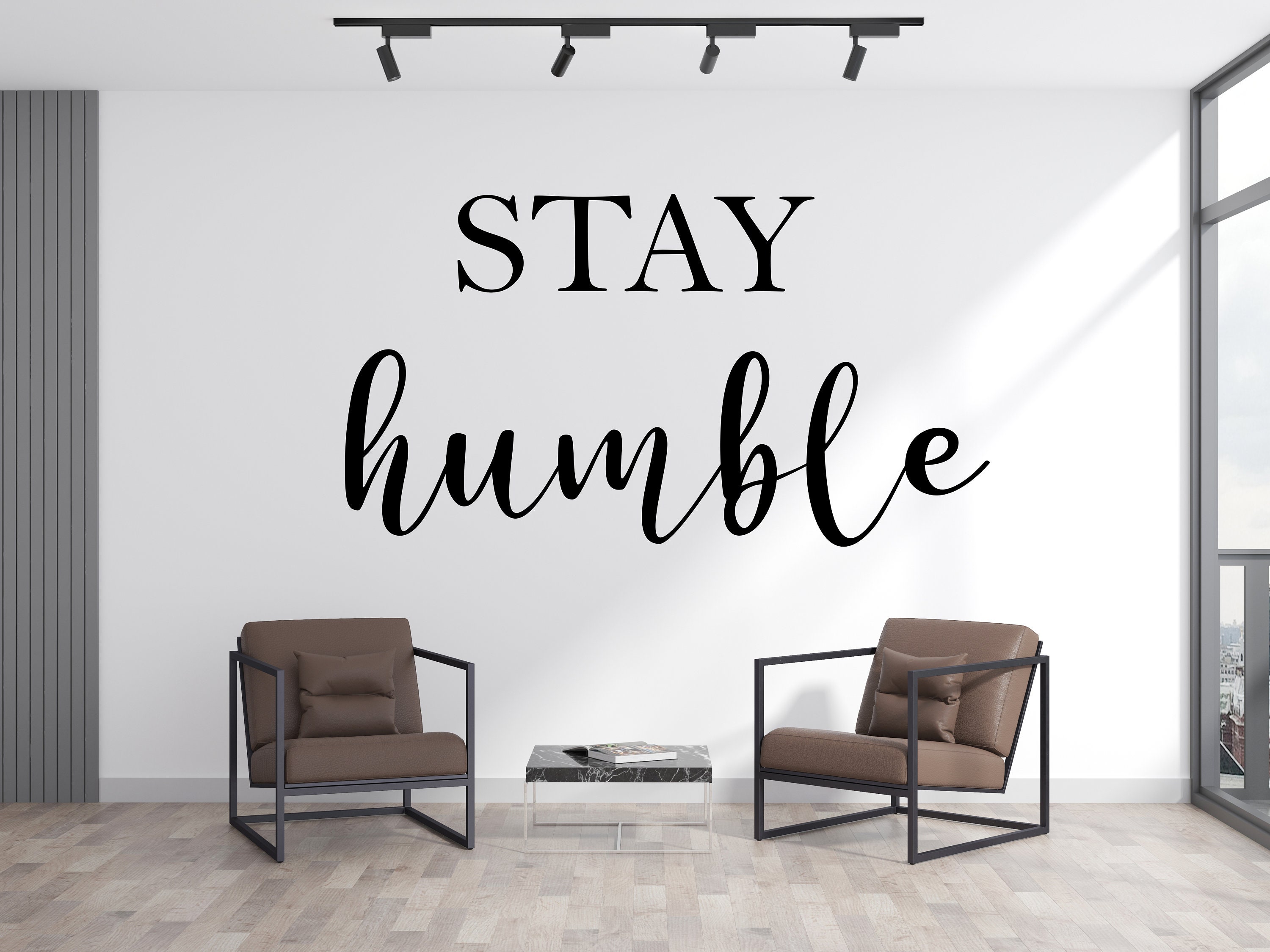 Stay Humble Wall Decal,office Wall Decal,office Wall Sticker,office Wall  Decor,office Wall Art,vinyl Letter,window Sticker,teamwork OFC0006 