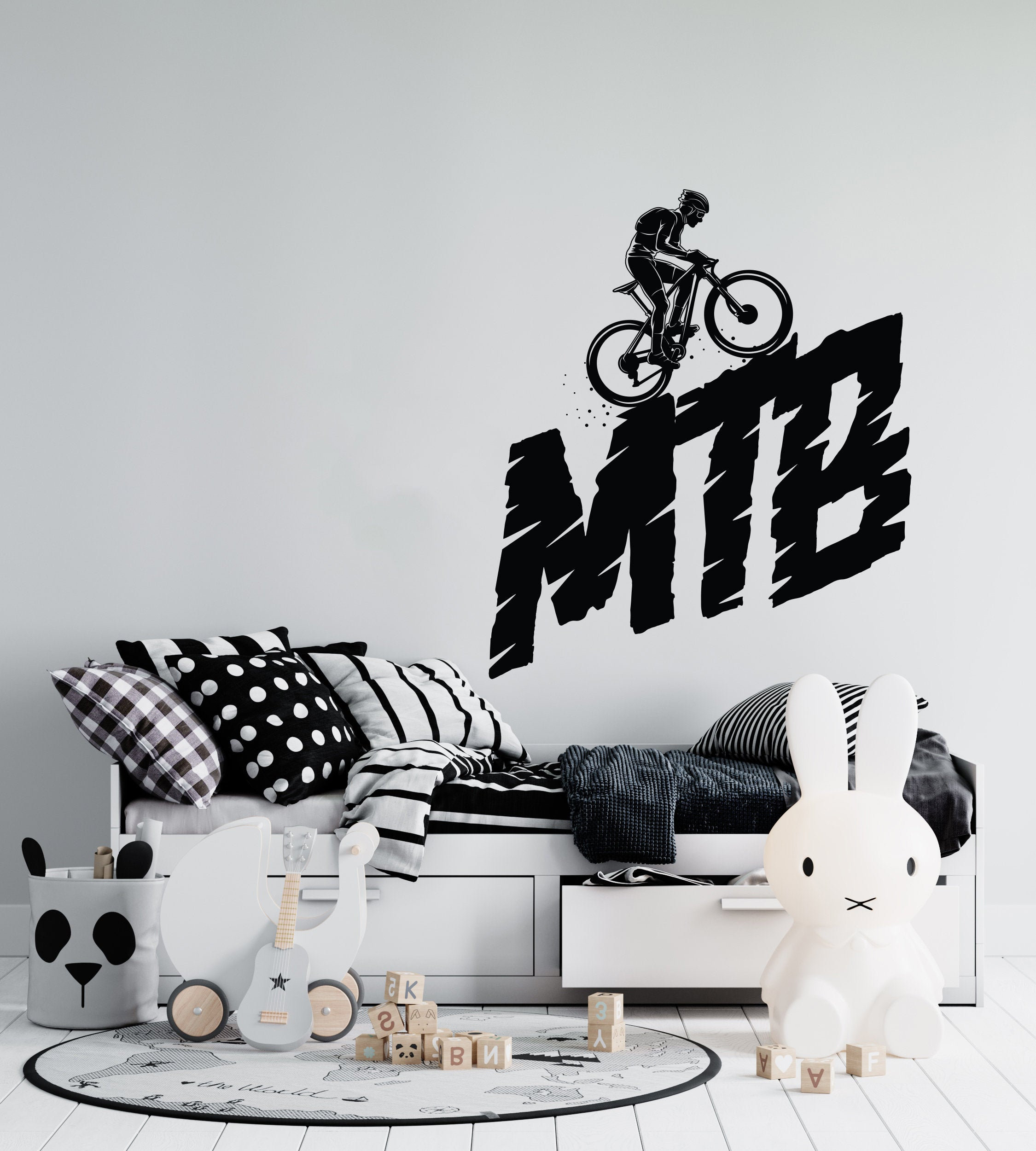 Cycling Wall Decalcycling Rider Wall Artbicycle Wall Etsy UK