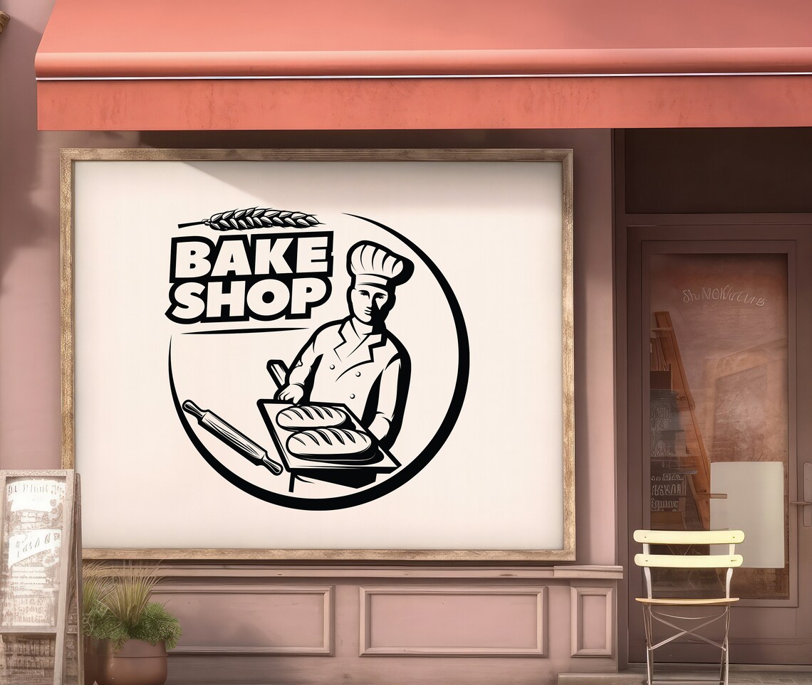 Bakery Wall Decal,backing Wall Art,art Backery Wall Sticker,fresh Bread ...