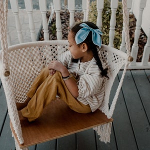 Hammock Chair, Porch Swing, Indoor & Outdoor, Great for the Bedroom Patio Porch or Tree