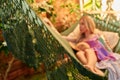 Green Macrame Hammock, 100% Handwoven Cotton Rope, Wooden Spreader Bars, Great for the Bedroom Patio Porch or Tree product logo