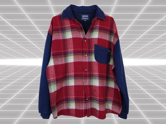Vintage VANS Shirt, Longsleeve, Flannelshirt, Lumb