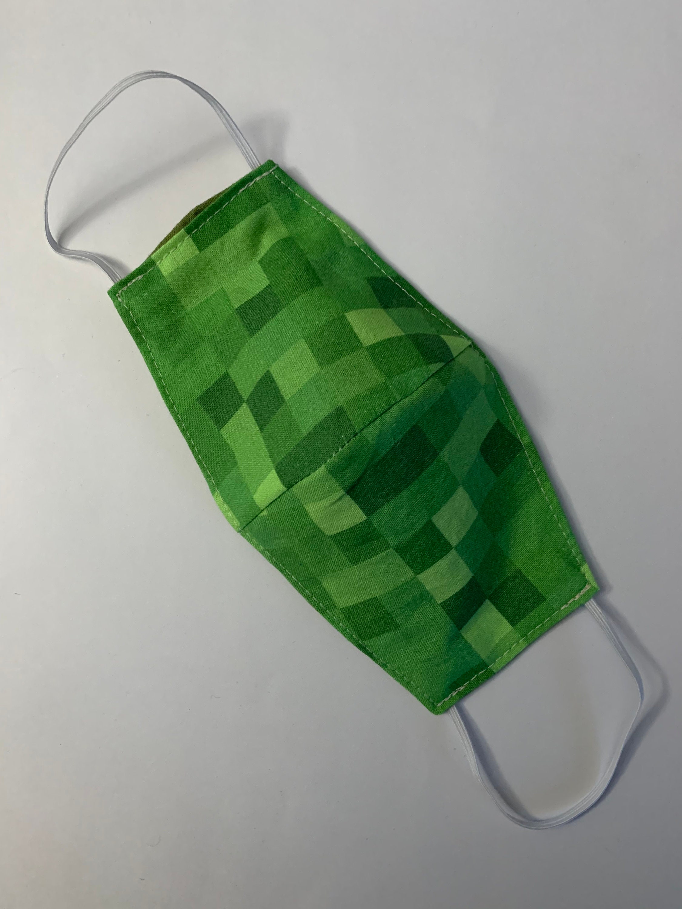 Child size Minecraft print mask Etsy