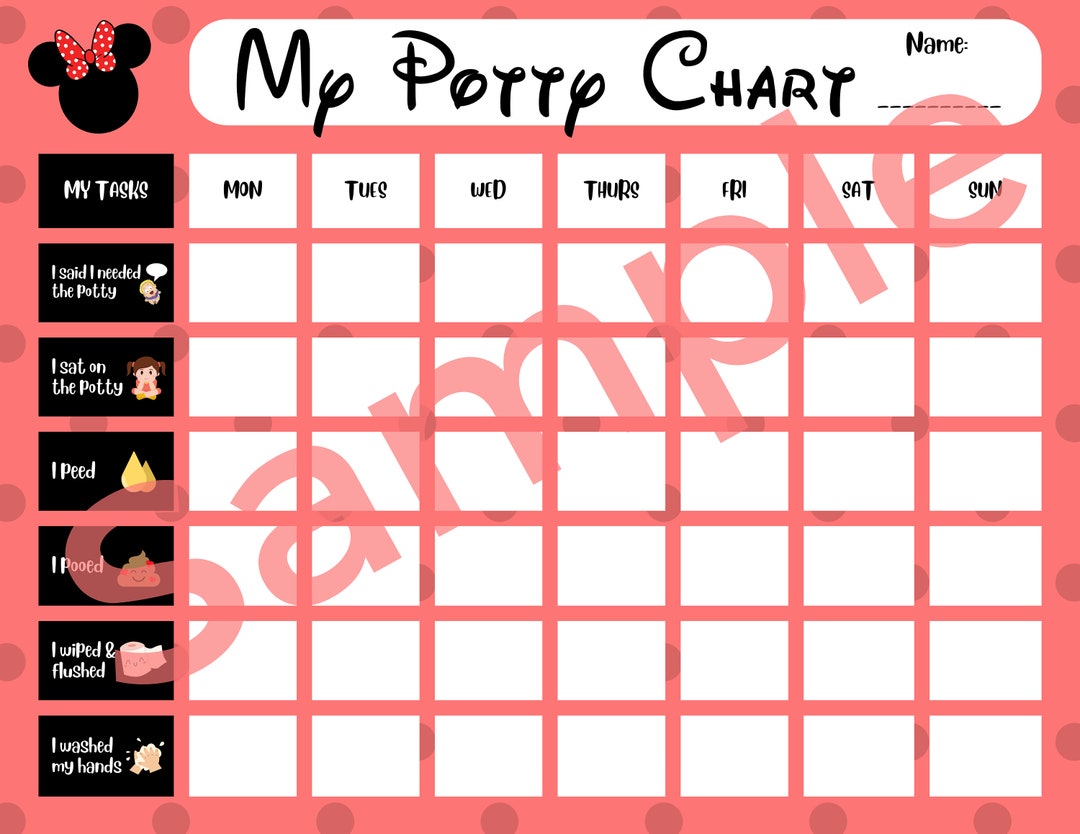 Minnie Mouse Potty Training Chart - Il 1080xN.4655826598 Rxhe 