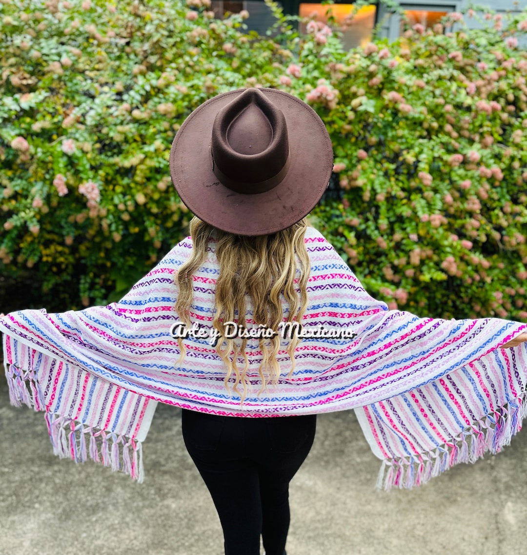 Mexican Woven Rebozo Scarf Traditional Fabric Rebozo Mexican Etsy