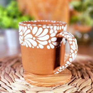 Original Mexican Talavera coffee mug 300ml handmade hot chocolate Handpainted talavera taza unique pieces barro gifts for her chocolate