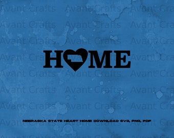 Nebraska State Heart Home télécharger svg, png, pdf