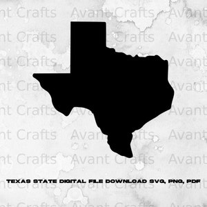 Texas State digital file download svg, png, pdf