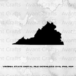 Virginia State digital file download svg, png, pdf