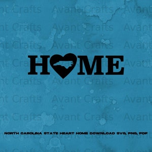 North Carolina State Heart Home download svg, png, pdf